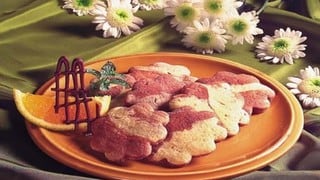 Galletas de naranja y chocolate