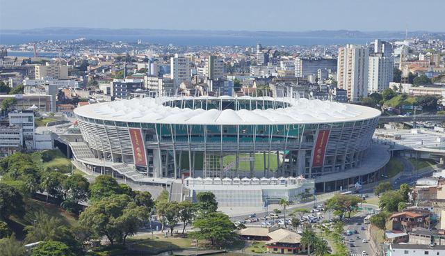 El estadio Arena Fonte Nova fue reconstruido con motivo de la Copa Mundial de Fútbol de Brasil 2014. (Foto: Wikimedia Commons)