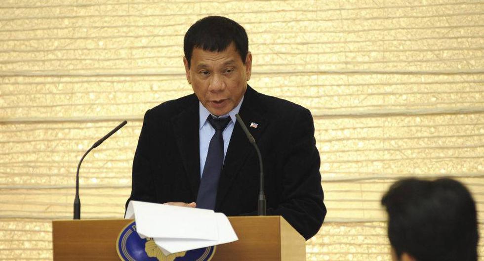 Rodrigo Duterte, presidente de Filipinas, volvió a expresar su malestar con la política de USA para su país. (Foto: EFE)