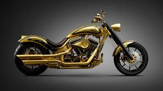 Goldfinger, la moto de oro y diamantes