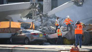 Ingeniero advirtió grietas y crujidos días antes de que el puente de Miami colapsara