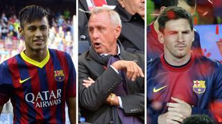 Johan Cruyff aconseja al Barcelona: “Fichado Neymar, vendería a Messi”