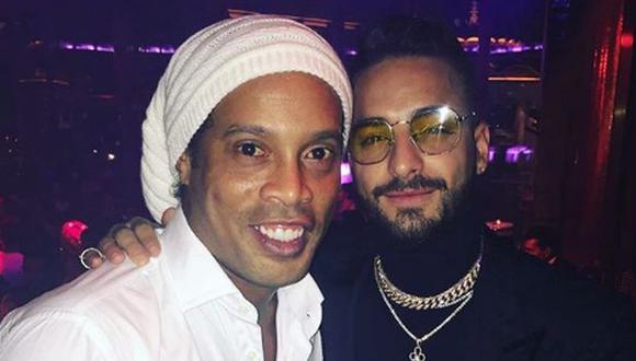 Neymar y Ronaldinho juntos en Las Vegas, ciudad donde el jueves se celebraron los Latin Grammy. (Foto: Instagram)