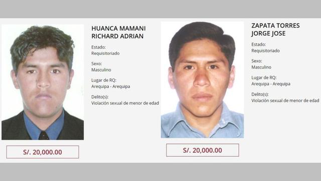 Buscados Por Violación Sexual Ellos Son Los Nuevos 28 Requisitoriados Peru El Comercio PerÚ 9684