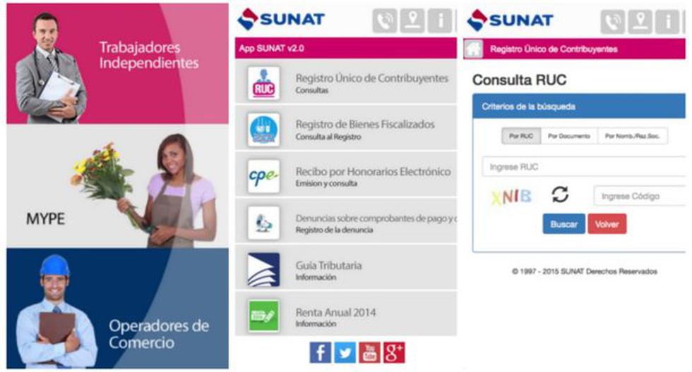 Sunat lanzó aplicación móvil para agilizar trámites y denuncias. (Foto: Andina)