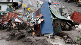 Japón: 4 muertos y al menos 64 desaparecidos por deslizamiento de tierra | VIDEOS y FOTOS