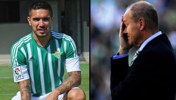 Juan Vargas en Real Betis: destituyeron a técnico Pepe Mel