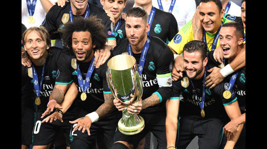 Real Madrid suma su cuarta Supercopa de Europa. (Foto: agencias)