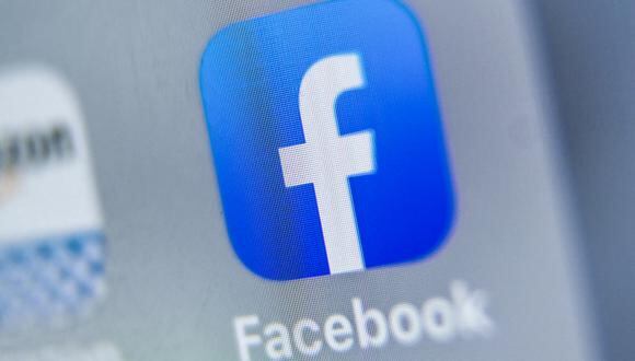 Imagen referencial. El logo de Facebook. AFP