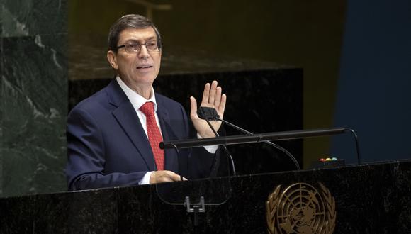 El ministro de Relaciones Exteriores de Cuba, Bruno Rodriguez. AP