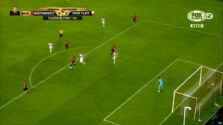 River Plate vs. Independiente: Gastón Silva se perdió el 1-0 tras enviar su remate al palo | VIDEO