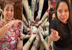 La peculiar razón por la que una numerosa familia decidió tatuarse una Luna con un número