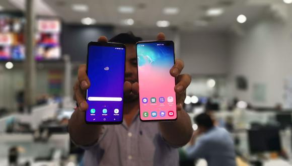 El Comercio enfrentó al Galaxy S10 Plus y al Galaxy S9 Plus de Samsung para saber si es que el salto entre una y otra generación es lo suficientemente innovadora. (Foto: Bruno Ortiz B.)