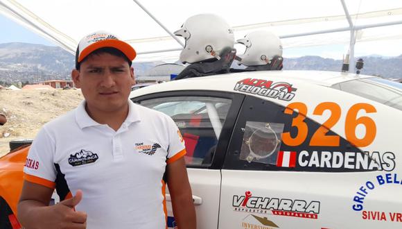 Christian Cárdenas es amantes de los coches desde pequeño y este año decidió correr Caminos. (Foto: Christian Cruz Valdivia)