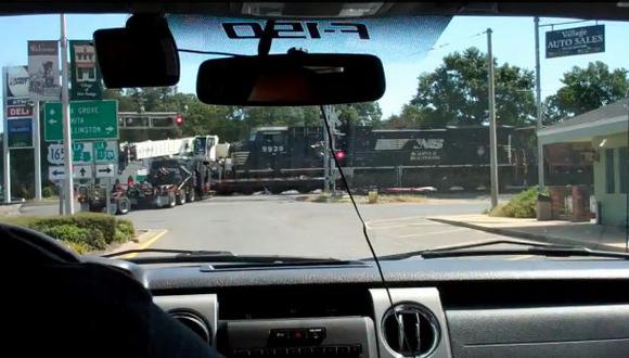 YouTube: accidente de tren quedó captado en video