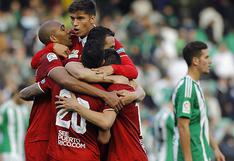 Sevilla de Sampaoli líder de LaLiga: venció 2-1 al Betis en el derbi