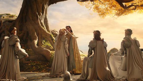 Escena de la nueva serie "The Rings of Power", basada en el universo creado por J.R.R. Tolkien. (Foto: Amazon Studios)