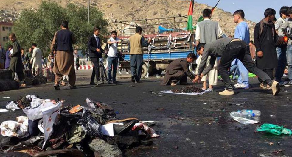 Ministerio de Salud Pública de Afganistán elevó a 49 el número de muertos y a más de 300 los heridos por el atentado con coche bomba perpetrado en Kabul. (Foto: EFE)