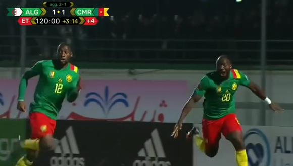 Toko Ekambi se vistió de héroe para clasificar a Camerún al Mundial Qatar 2022. Foto: Captura de pantalla de ESPN.