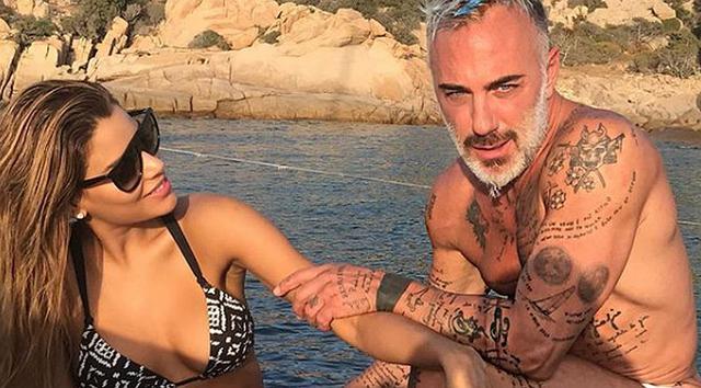 Gianluca Vacchi y Ariadna Guttiérrez disfrutan su primer mes de enamorados. (Foto: Instagram)