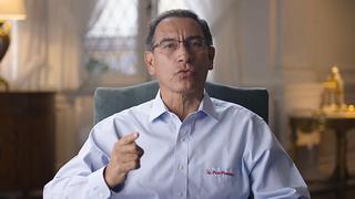 Vizcarra: “Durante estos doce meses, a pesar de las dificultades, el Perú no se detuvo”