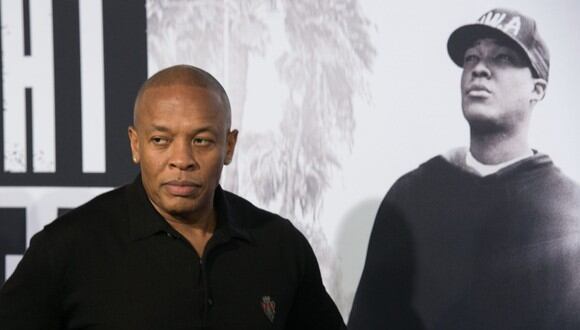 Pionero del hip hop Dr. Dre fue hospitalizado por un aneurisma cerebral. (Foto: AFP)