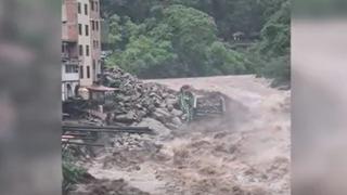 Machu Picchu: huaico dejó casas afectadas, puentes colapsados e interrupción de vía férrea 