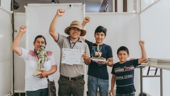 Dwight Aguilar Masías se convierte en el primer productor en ganar dos veces este prestigioso premio.(Foto: Miguel Arge / Taza de Excelencia Perú)