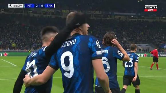 Doblete de Edin Dzeko para la ventaja del Inter de Milán sobre Shakhtar. (Video: ESPN)