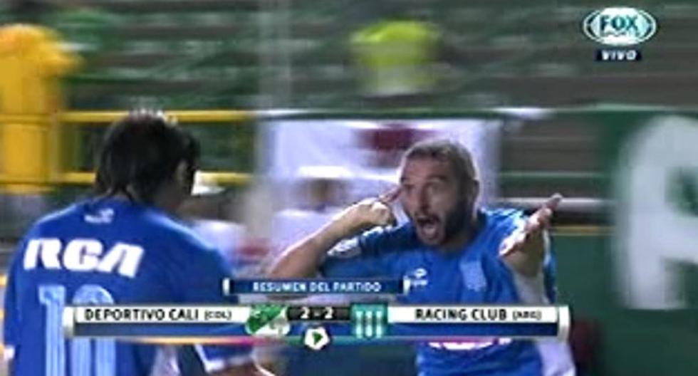 Deportivo Cali se puso arriba 2-0, pero Racing se lo empató por la Copa Libertadores. (Video: YouTube - FOX Sports)