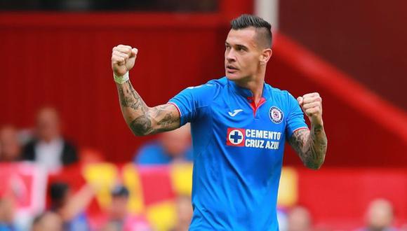 Cruz Azul venció 4-1 a Pachuca en el Estadio Azteca. El encuentro se disputó por la fecha 11 de la Liga MX (Foto: AFP)