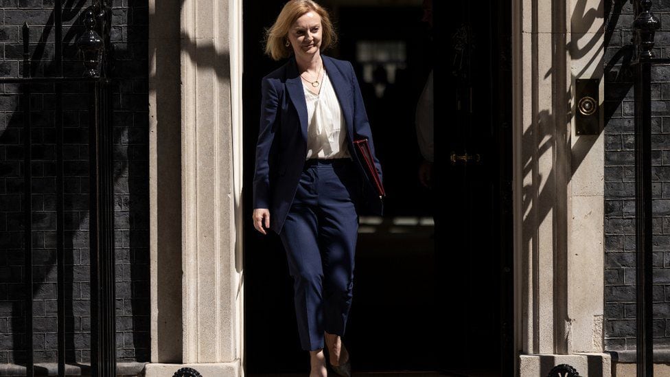 Truss initially supported the option that the UK should stay in the European Union and later changed his mind on Brexit.  (GETTY IMAGES).