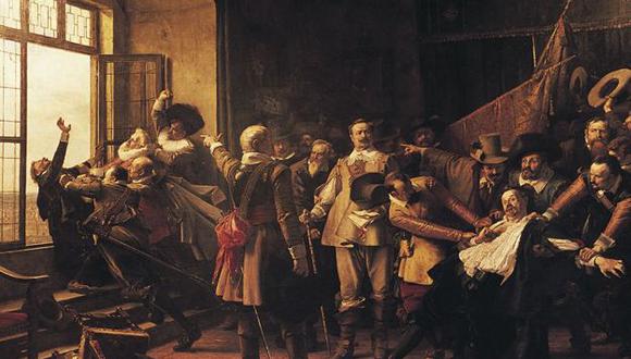 Se le conoce como la Defenestración de Praga, ocurrió hace 400 años y disparó la Guerra de los Treinta Años. (Getty Images).