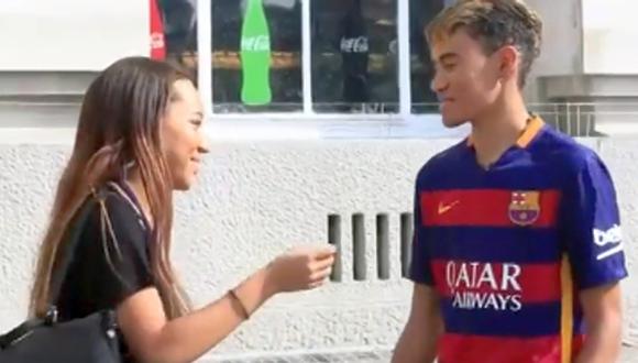 El 'clon' de Neymar conquista chicas en Londres [VIDEO]