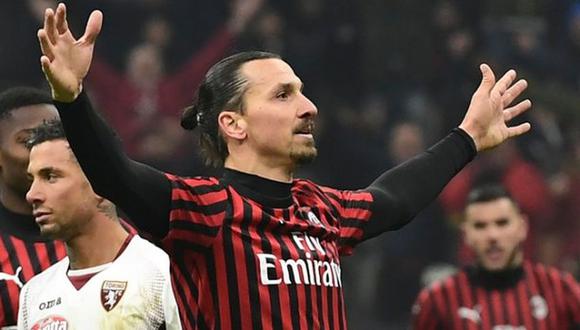 Zlatan Ibrahimovic dio positivo a test de coronavirus. (Foto: AFP)