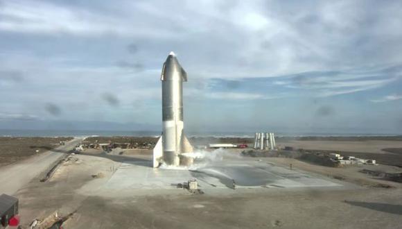 La nave llegó con éxito a la plataforma de aterrizaje. (Foto: SpaceX)