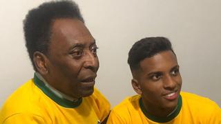 Pelé elogió a Rodrygo por el doblete ante Manchester City: “Estás iluminado”