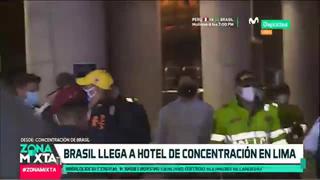 Brasil ya está en Lima y se dirigió a la concentración | VIDEO
