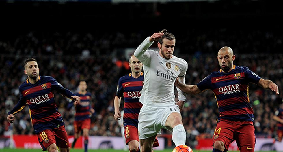 Barcelona vs Real Madrid protagonizarán este sábado el gran clásico del fútbol español (Foto: Getty Images)