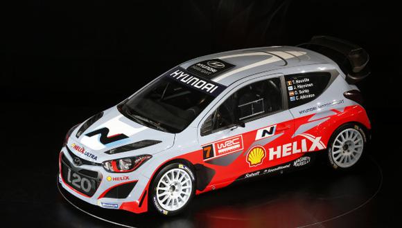 AUTO - HYUNDAI  I20 WRC LAUNCH - FRANKFURT (DEU) - 10/12/2013 - PHOTO : FRANCOIS BAUDIN / DPPI - 
AMBIANCE