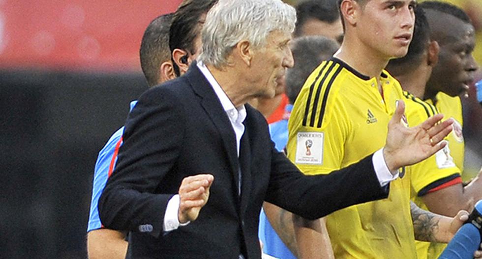 José Pékerman, técnico de la Selección Colombia, hizo su análisis de lo que vendrá a su equipo ante Ecuador por la fecha 6 de las Eliminatorias Rusia 2018 (Foto: Getty Images)