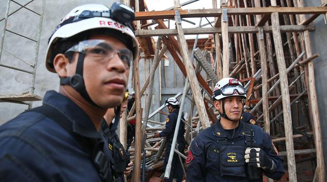 Huachipa: así quedó el techo que se derrumbó y atrapó obreros - 1