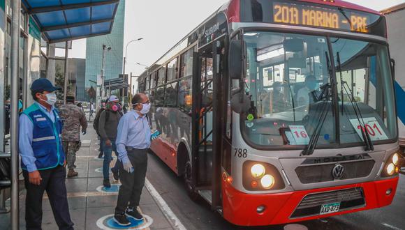 Buses de Corredores Complementarios circularán con normalidad este martes 28 de junio. (Foto: Andina)