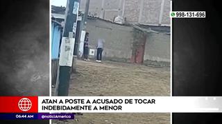 Padre golpea y ata a un poste al acusado de tocamientos indebidos a su hija