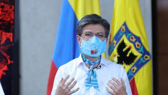 La alcaldesa de Bogotá, Claudia López, anunció en cuarentena a 7 localidades para frenar la pandemia de coronavirus. (Foto: Alcaldía de Bogotá, vía Twitter).