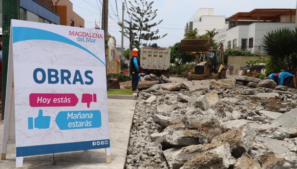 La Municipalidad de Lima señalóo que los trabajos de las obras debieron ser paralizados por la cuarentena decretada por la pandemia del coronavirus (COVID-19). (Foto: difusión)