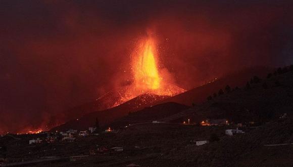 El volcán de La Palma erupciona desde el domingo. (GETTY IMAGES).