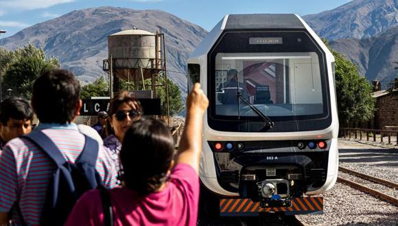 Tras 30 años, vuelve a circular un tren por la Quebrada de Humahuaca. (NICOLÁS GUERRERO).