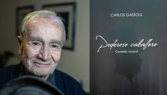 En noviembre Carlos Gassols cumplirá 92 y uno de sus sueños es poder ver en escena "Poderoso caballero", escrita hace 10 años, pero que acaba de ver la luz gracias al Fondo Editorial de la Universidad nacional de Educación Enrique Guzmán y Valle (FOTO: César Campos/ El Comercio).