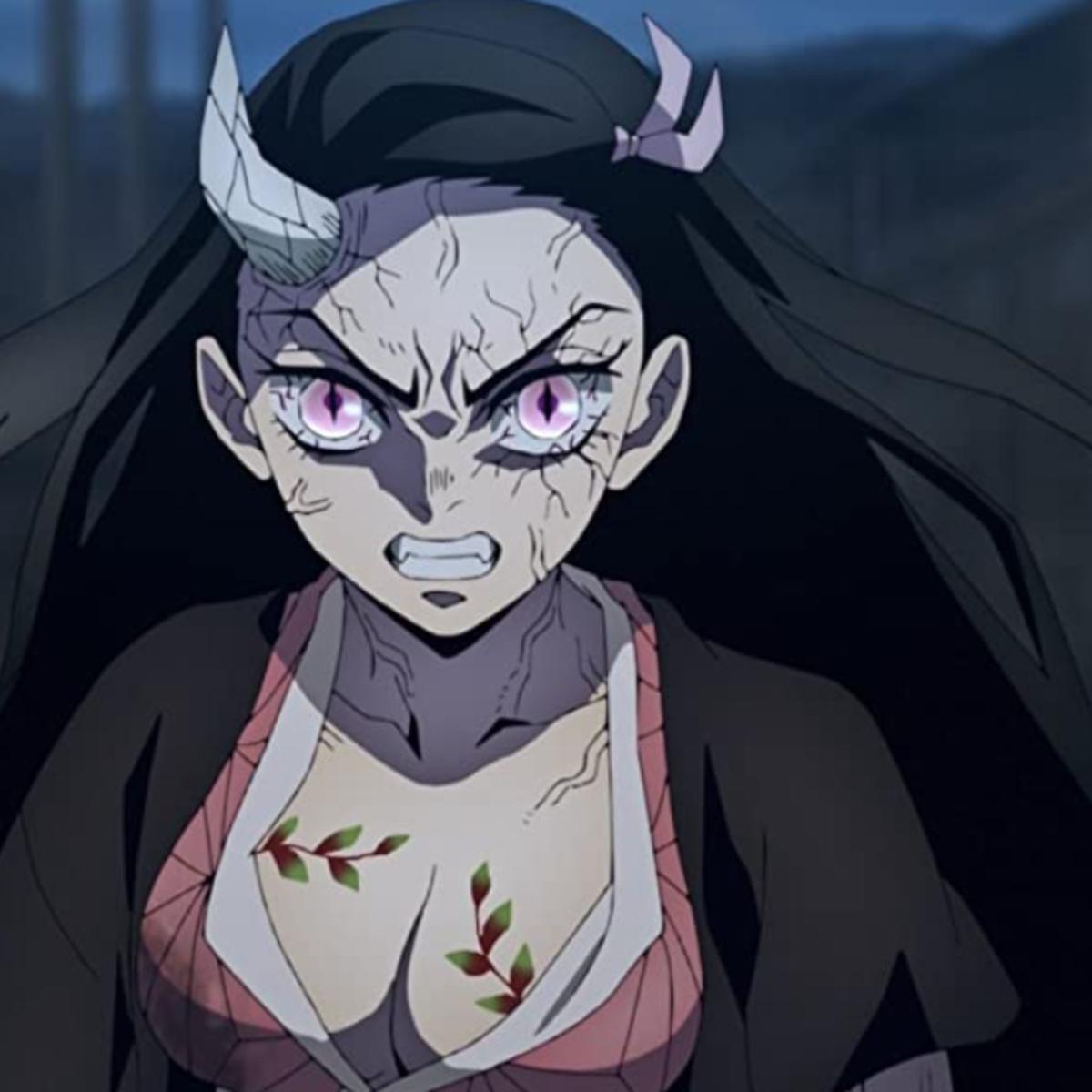 Si Nezuko se hubiera convertido en cazadora de demonios